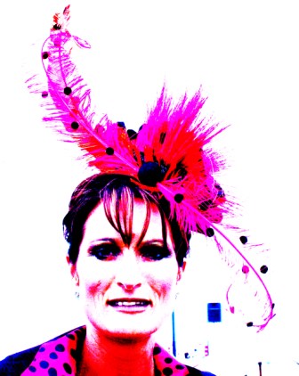 Digitally enhanced photo of lady in striking Peter Jago Hat Photo taken by Karen Robinson - - digitally-enhanced-photo-of-lady-in-striking-peter-jago-hat-photo-taken-by-karen-robinson-abstract-artist-nb-all-images-are-protected-by-copyright-laws