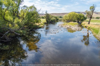 Omeo, Victoria - Australia 'Mitta Mitta River'_Photographed by ©Karen Robinson_www.idoartkarenrobinson.com - April 2017. Comments: My husband, his brother and my daughter stopped by the Mitta Mitta River to do some fishing and exploring. It's a perennial river located within the alpine district of Victoria. A direct tributary of the Murray River.