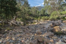 Omeo, Victoria - Australia 'Bundara and Mitta Mitta Rivers Junction' Photographed by ©Karen Robinson_www.idoartkarenrobinson.com April - 2017. Comments: Fishing and sightseeing with husband and his brother and my daughter where two rivers met.