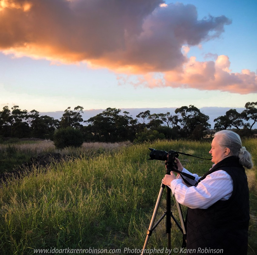 Lang Lang, Victoria - Australia 'Sunrise at McDonalds Track' Photographs by Karen Robinson Feb 2018 NB All images are protected by copyright laws. Comments - We managed to find a ridge where we just catch the commencement of this morning's sunrise.