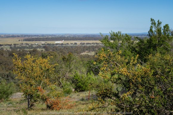 Greenvale, Victoria - Australia 'Gellibrand Hill Lookout' Photographed by Karen Robinson October 2018 Comments: Beautiful morning stroll spending a short time enjoying the panoramic views including Melbourne City Skyline, Melbourne Tullamarine Airport and the Great Dividing Range! Photograph featuring Tullamarine Airport.