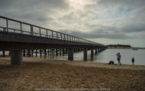 Barwon Heads, Victoria - Australia 'Sunrise at the Beachfront' Photographed by Karen Robinson March 2019 Comments - A beautiful morning with hubby visiting the area of Barwon Heads and some surrounding areas photographing the sunrise, the ocean beach and local native birdlife. Photograph featuring Barwon River Bridge Crossing.