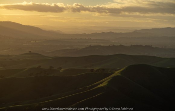 Australia 'Autumn Drive' Photographed by Karen Robinson May 2019 Comments: Early morning photography adventure to this region and finding beautiful morning sunrise panoramic views.